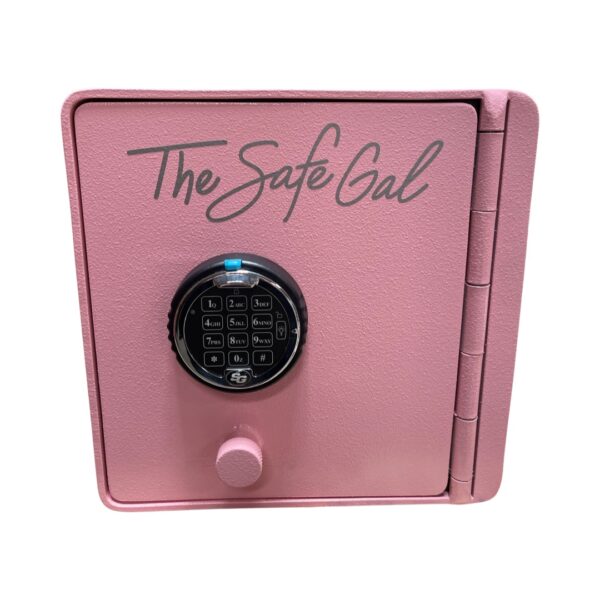 Cube Safe In Candy Pink Closed Front View
